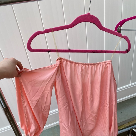 Pink Off the Shoulder Top - Picture 1 of 4